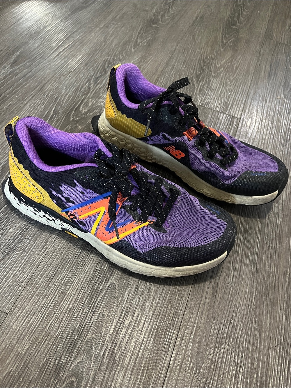 New Balance Women's Purple, Yellow & Orange Athletic Sneakers